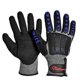 SAFEYEAR Heavy Duty Anti-Impact Mechanic Work Gloves FL-HDPABU