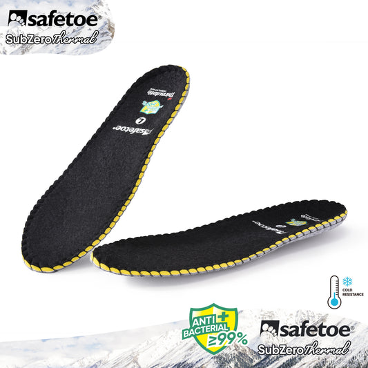 SAFETOE J-017 Thermal Insoles–Winter Warm Insoles with Memory Foam & 3M Thinsulate