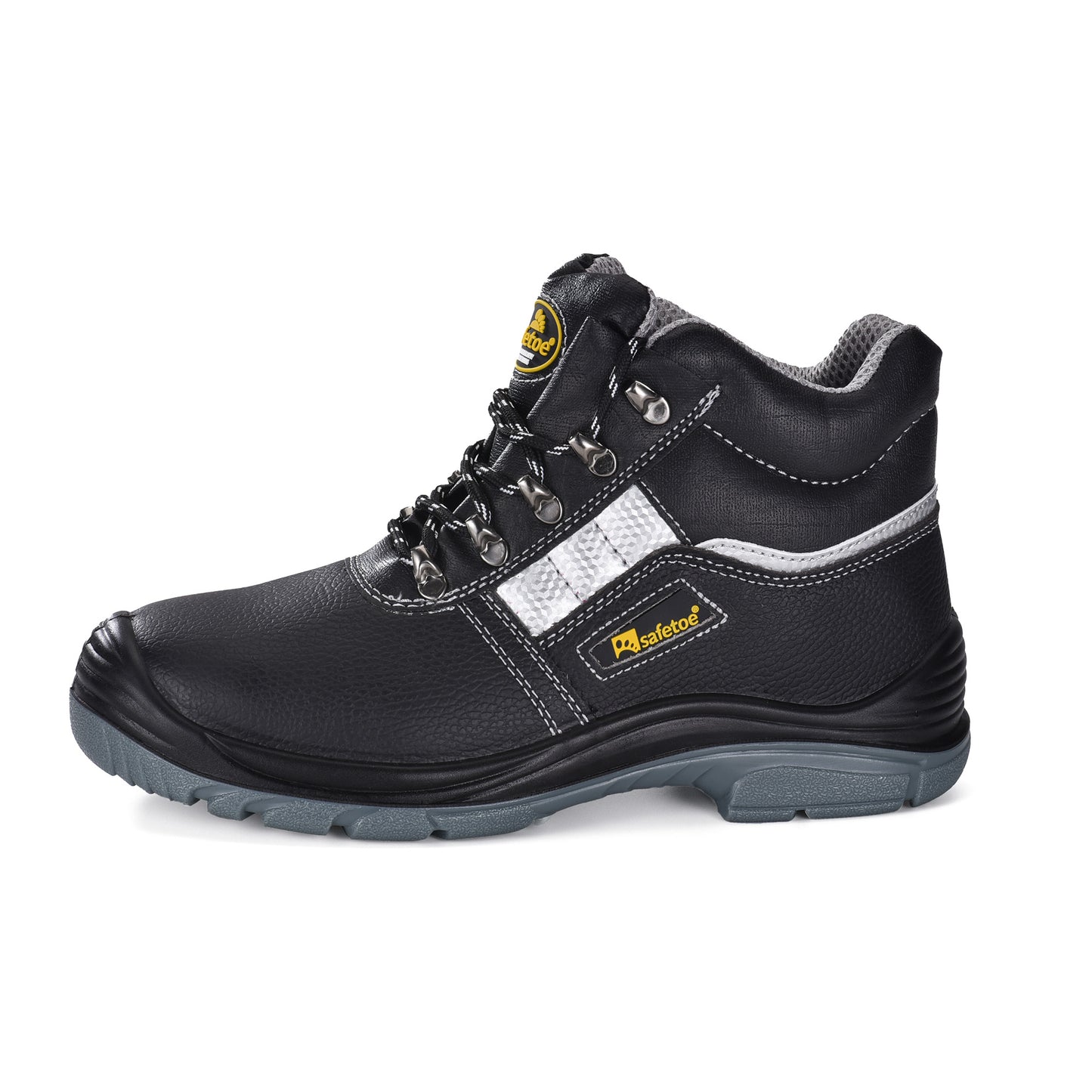 Safetoe Waterproof Leather Safety Work Boots for Men & Women(M-8027)