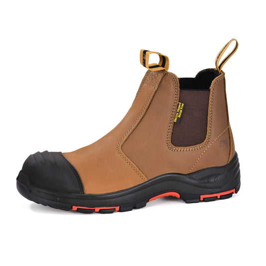 Antler Nubuck Leather Safety Work Boots M-8025NB