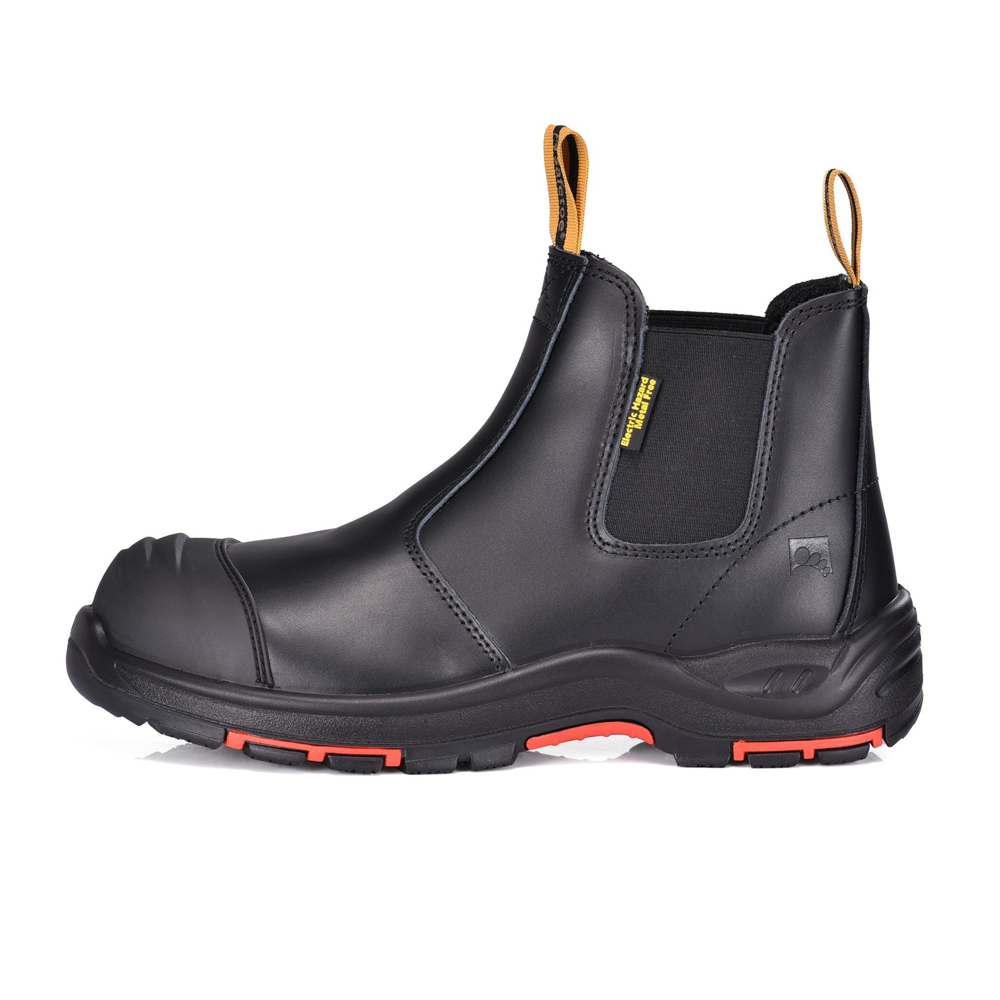 Safetoe Cow Leather Waterproof Men's Work Boots 18KV Electric Hazard(M-8025NBK)