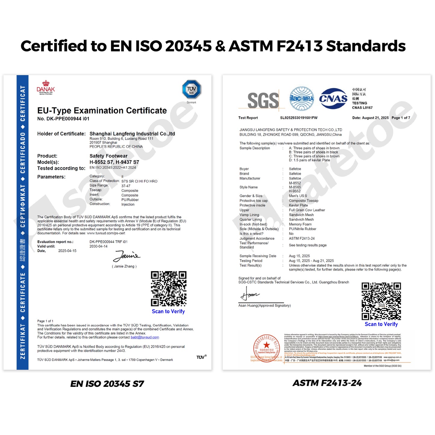 Safetoe Waterproof Winter Work Boots – Water Resistant Lining, Warm 3M Thinsulate, Composite Toe & Kevlar, Slip & Oil Resistant(H-9552)