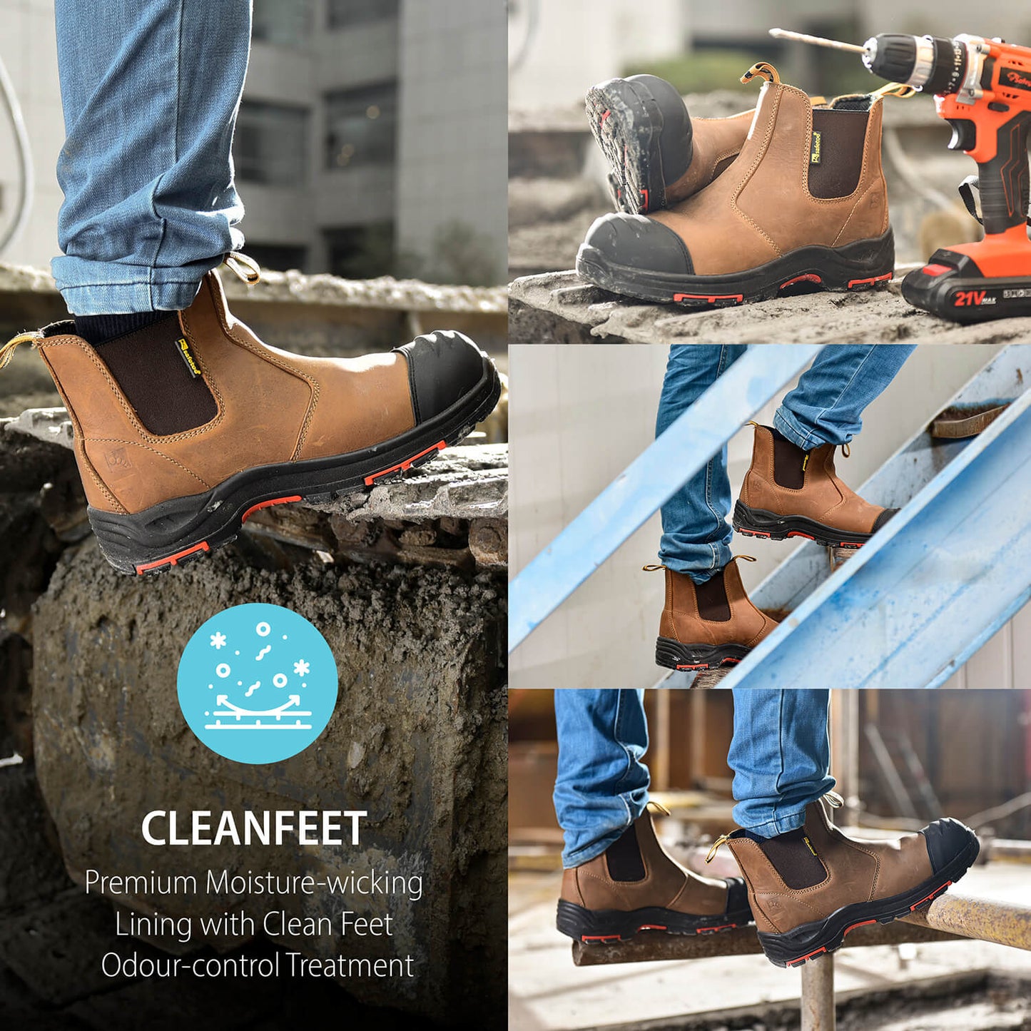 SAFETOE Antler NB Composite Toe Work Boots CSA Safety Boots