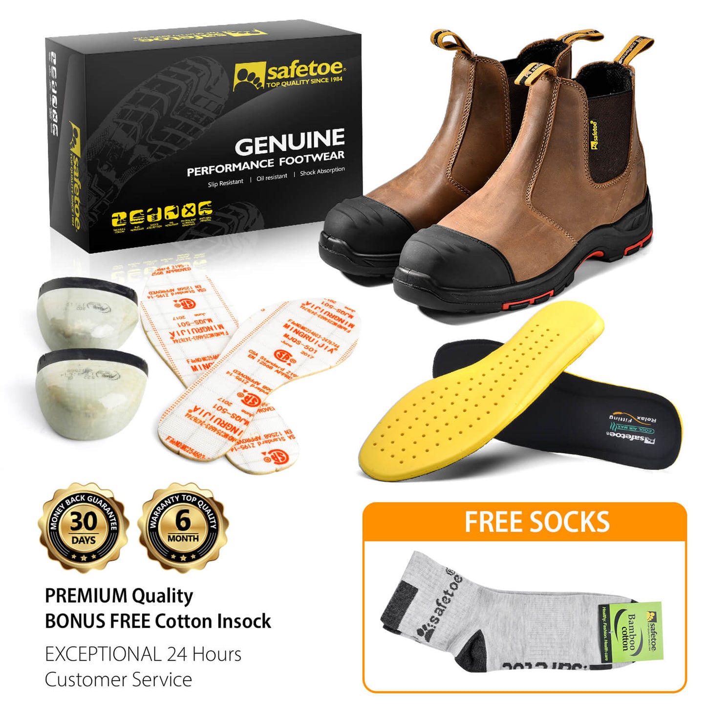 SAFETOE Antler NB Composite Toe Work Boots CSA Safety Boots