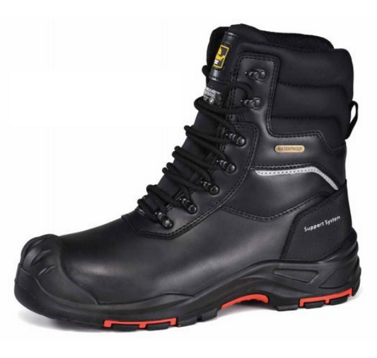 Safetoe Men's Insulated Waterproof Work Boots Composite Toe Industrial safety(H-9552BK)