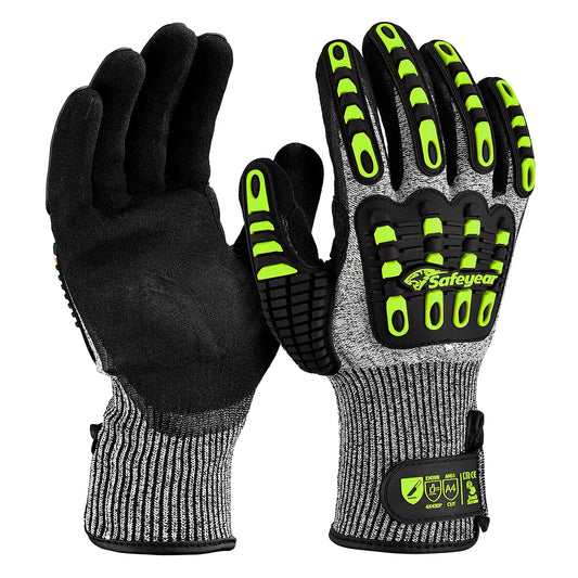 Guantes de seguridad mecánicos de Kevlar resistentes a cortes SAFEYEAR FL-HDPAYE