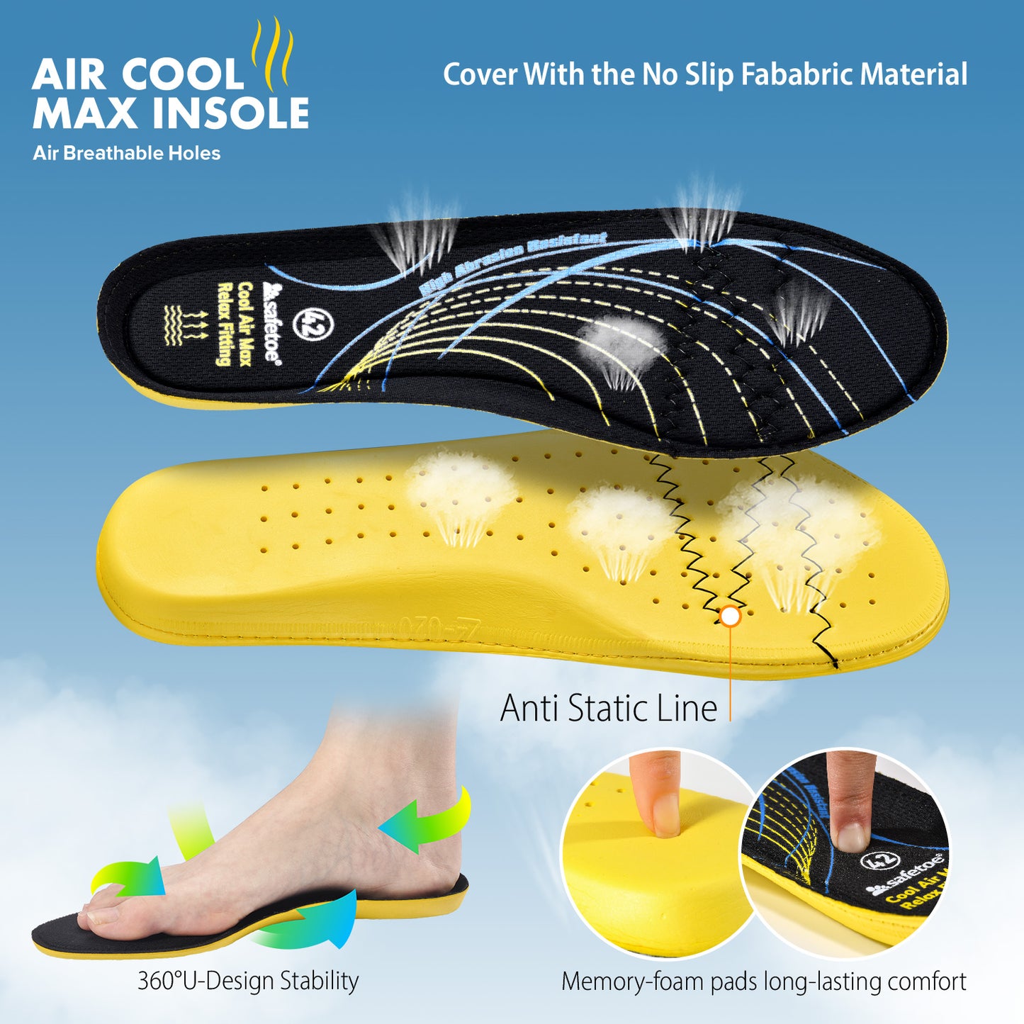 Safetoe Welding Safety Boots Composite Toe Work Boots(M-8387MP)
