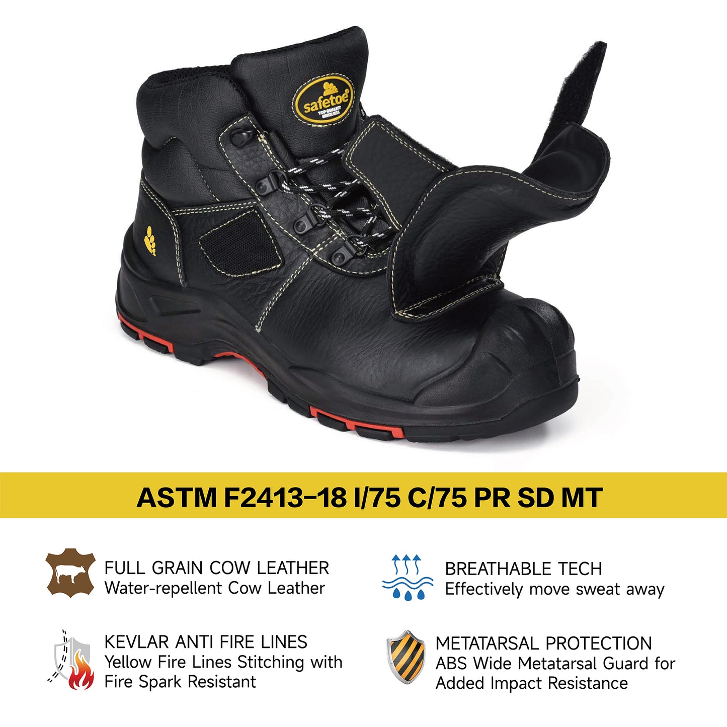 Safetoe Welding Safety Boots Composite Toe Work Boots(M-8387MP)