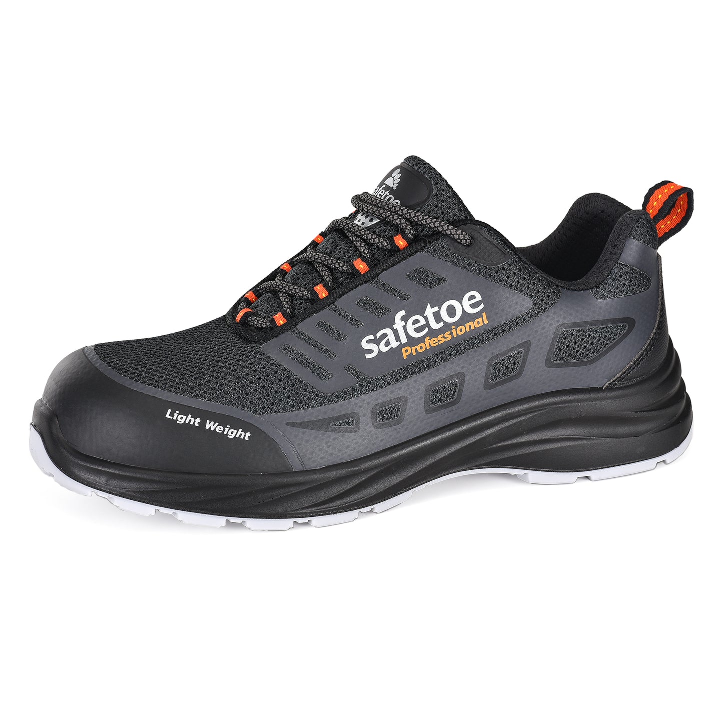 SAFETOE Mens Lightweight Composite Toe Safety Shoes L-7571
