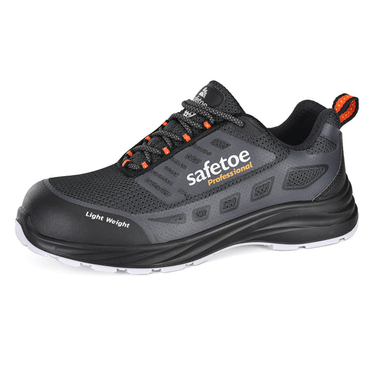 SAFETOE Mens Lightweight Composite Toe Safety Shoes L-7571