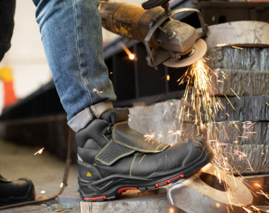M-8387 Welding Safety Boots | High-Temperature Protection · Designed for Welders · Durable & Impact-Resistant