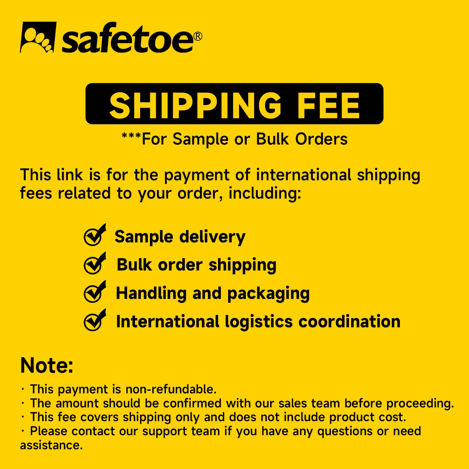 Safetoe Fee