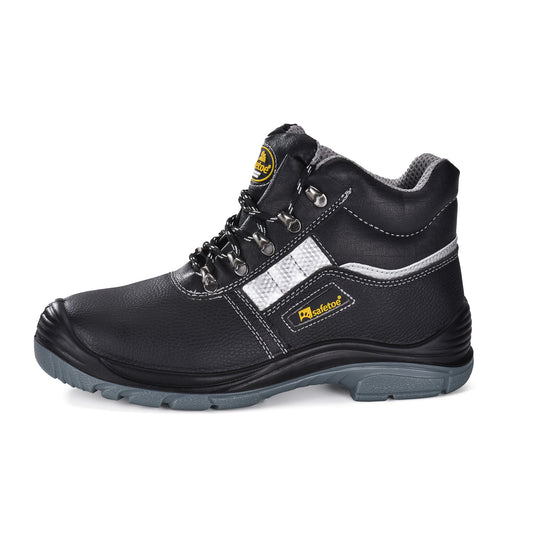 Safetoe Waterproof Leather Safety Work Boots for Men & Women（M-8027）