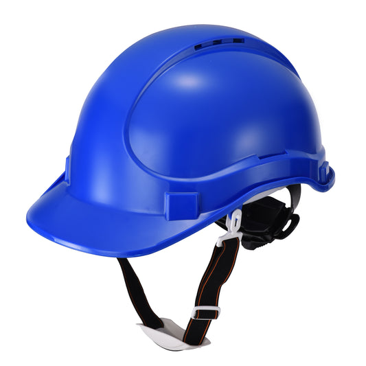 Durable ABS ANSI/CE Hard Hat with Top Vents - All-Purpose Safety Helmet for Industrial, Construction, Outdoor Work