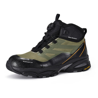 Outdoor Design Twist-Lock Breathable Safety Boots, Lightweight Aluminum Toe & PE Plate M-8589