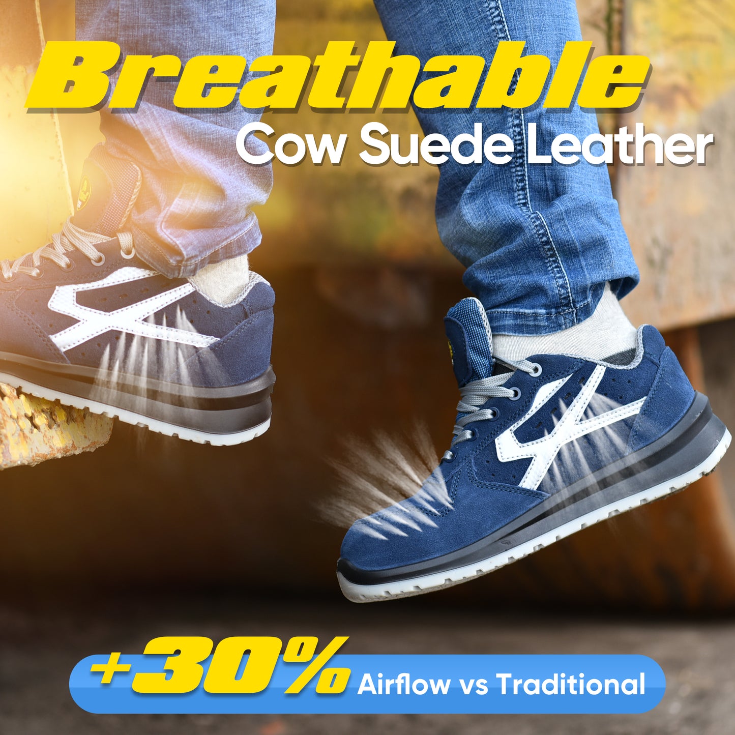 Contrail S1P Work Safety Shoes-7328