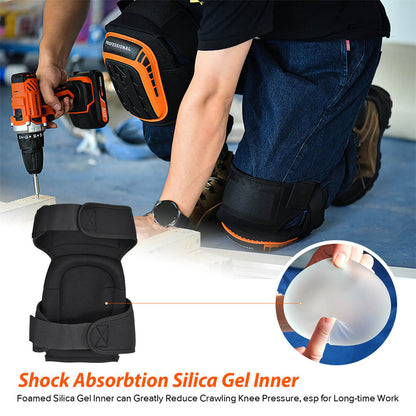 SAFEYEAR Protective Gel Knee Pads for Construction Work
