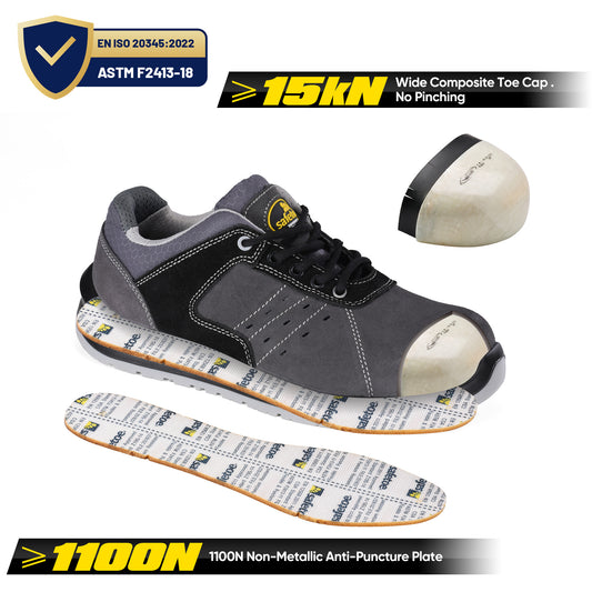 Nebula Wide Fit Safety Shoes-L-7331
