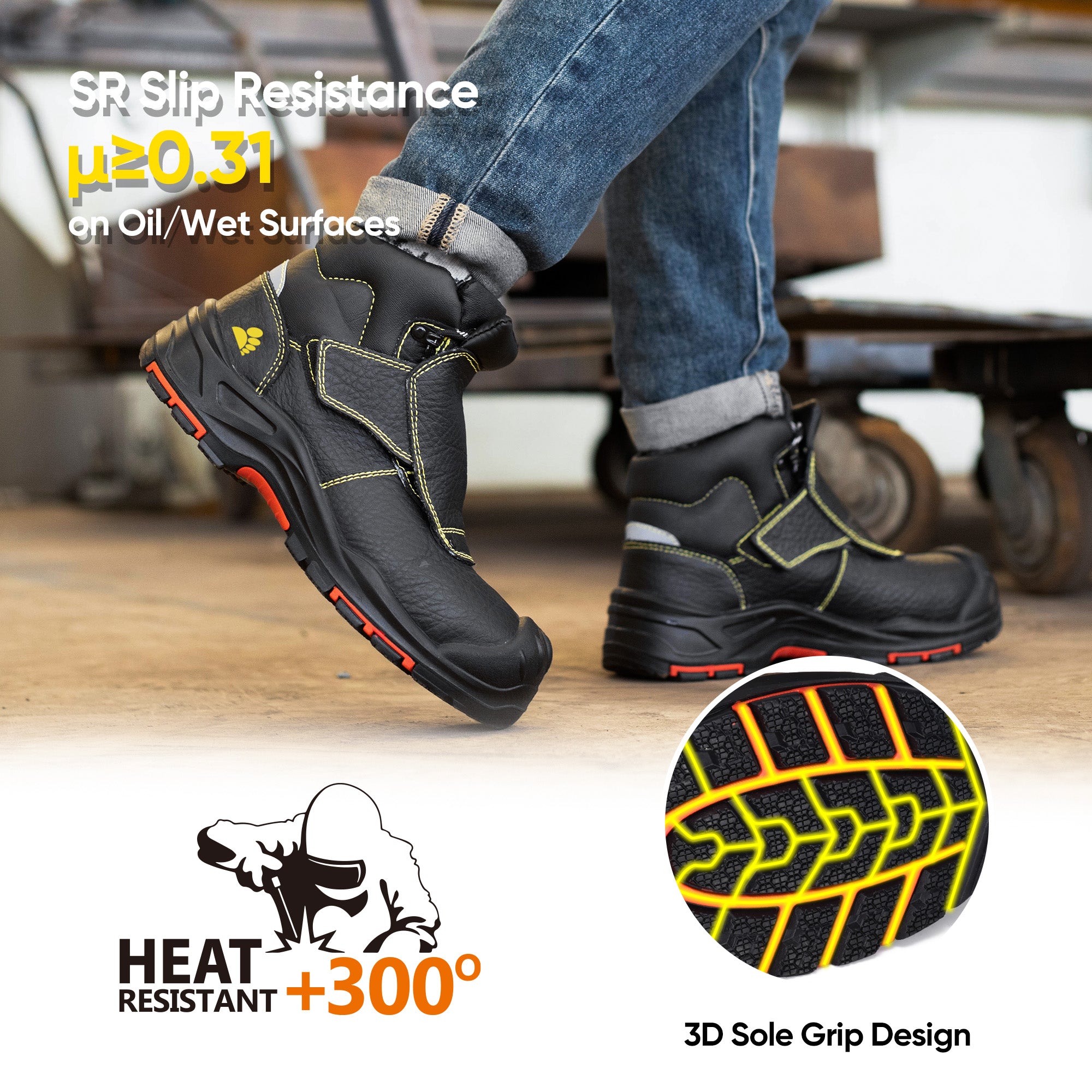 Heat Resistant Safety Boots Australia Certified – AS/NZS 2210.3