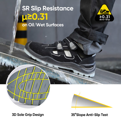 Summer Composite Toe Safety Shoes-7518