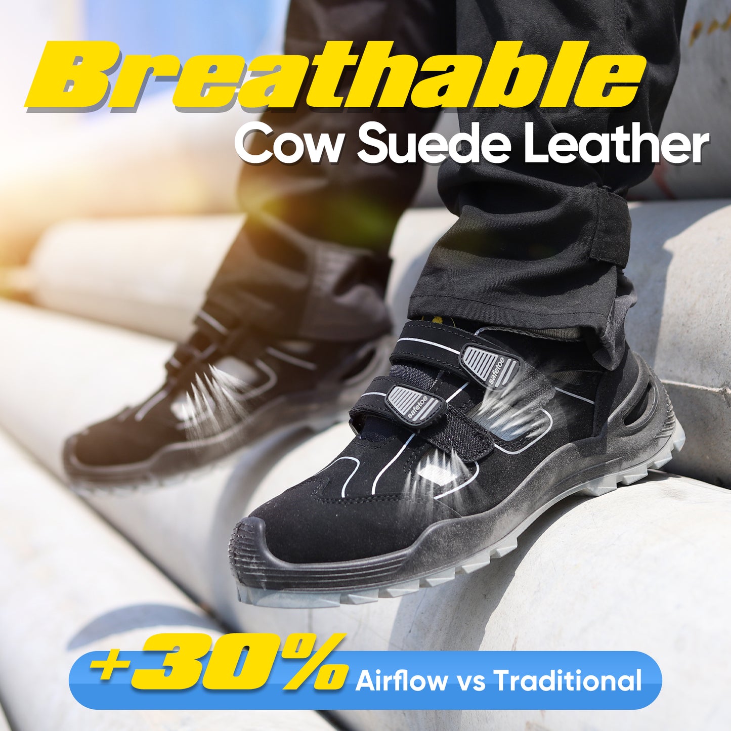Summer Composite Toe Safety Shoes-7518