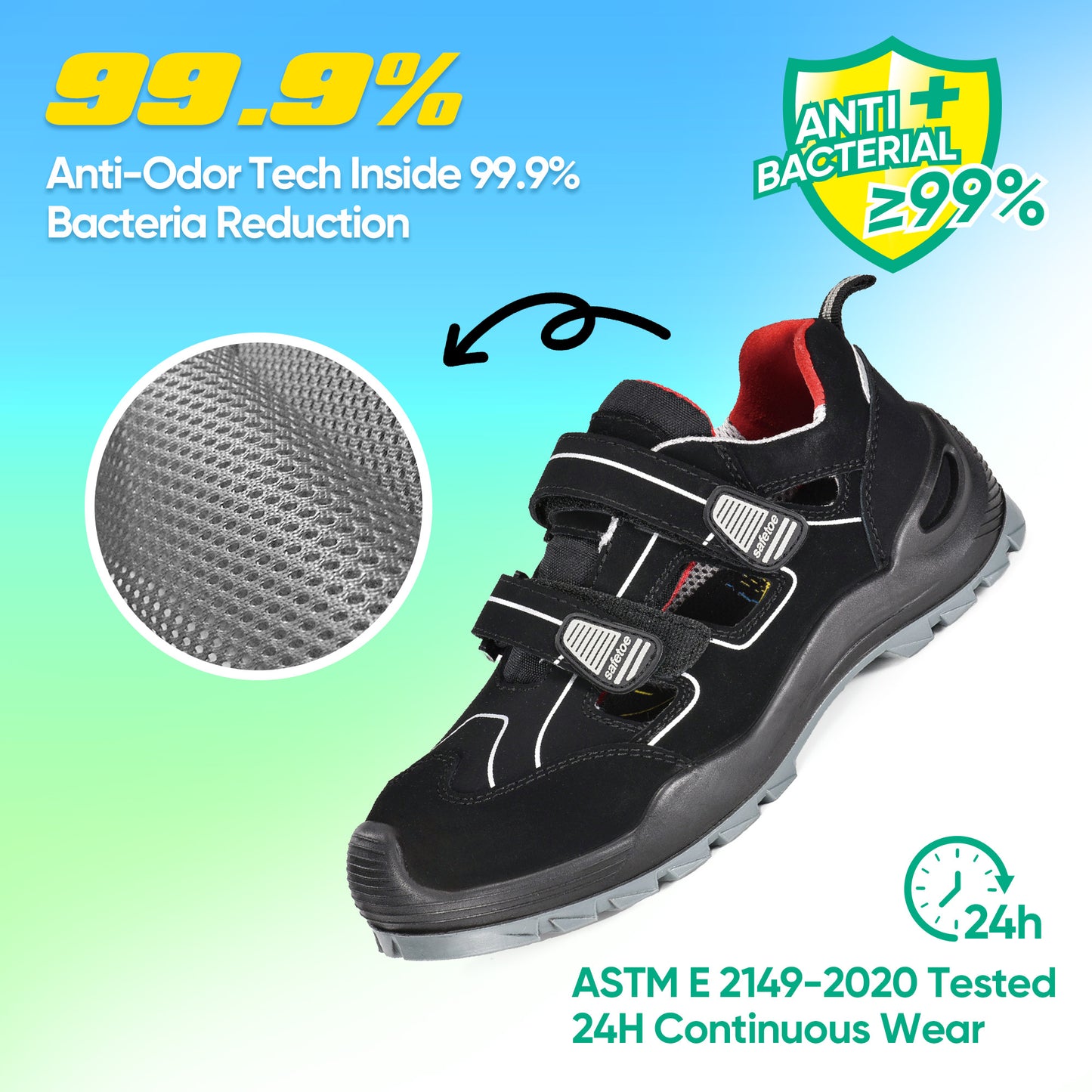 Summer Composite Toe Safety Shoes-7518