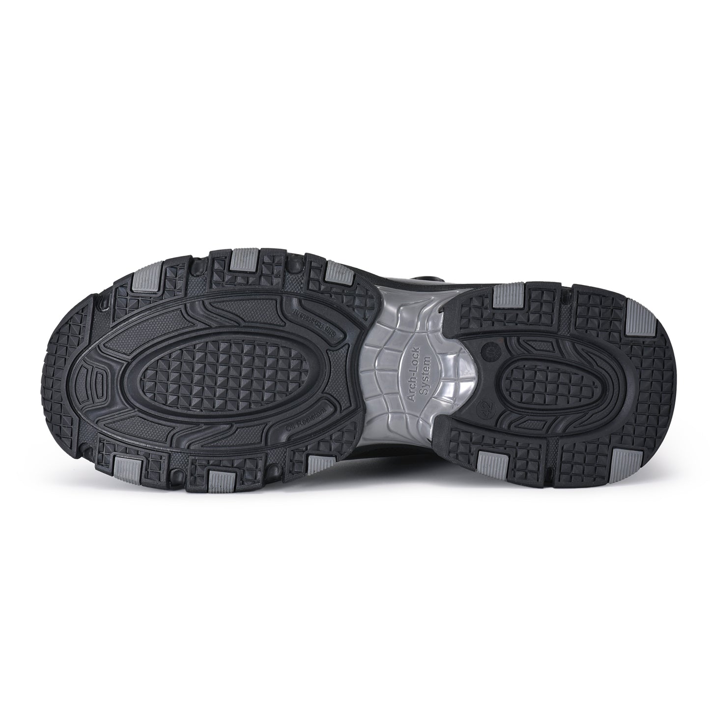 Breathable Rotary Buckle S1P Safety Trainers, Aluminum Alloy Toe & Slip Resistant L-7601 Navy