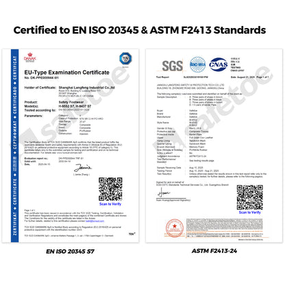 Safetoe Waterproof Winter Work Boots – Water Resistant Lining, Warm 3M Thinsulate, Composite Toe & Kevlar, Slip & Oil Resistant(H-9552)