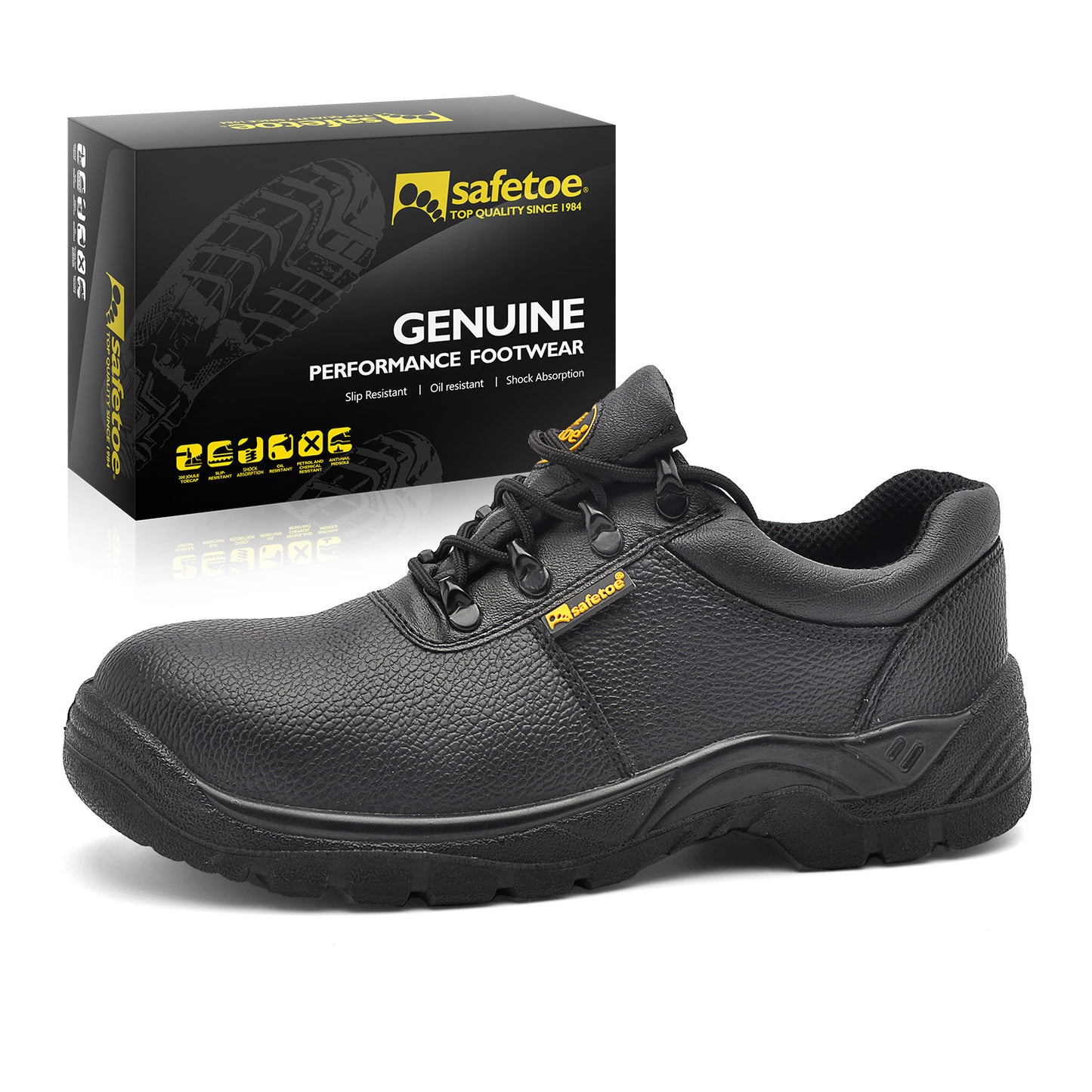 Site Black Protective steel toe shoes L-7141