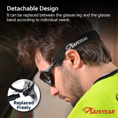 SAFEYEAR ANSI & EN16321 Certified Safety Glasses