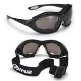 SAFEYEAR Safety Sunglasses - UV400 Tinted Lens, Free Head Strap Included（Year）