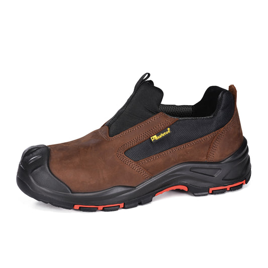 Men's slip On Low-Top Composite Toe Cow Leather Safety shoes(L-7525)