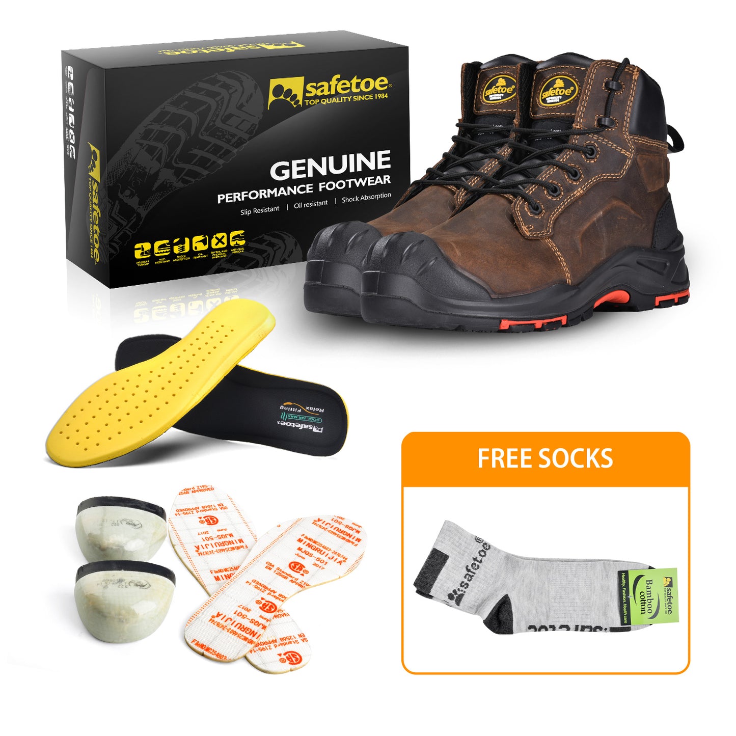 Tank Composite Toe Leather Work Boots