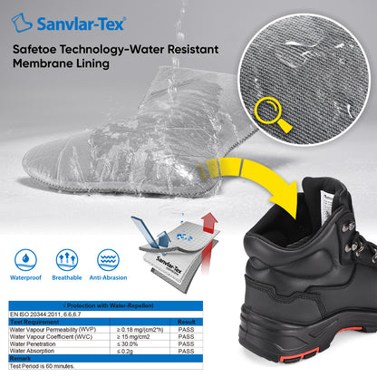 Zapatos ortopédicos Safetoe, zapatos de seguridad con puntera compuesta 