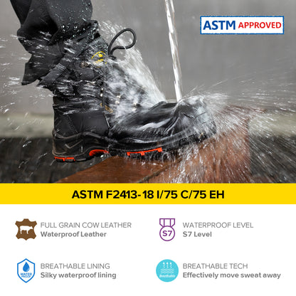 Zapatos ortopédicos Safetoe, zapatos de seguridad con puntera compuesta 