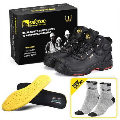 Zapatos ortopédicos Safetoe, zapatos de seguridad con puntera compuesta 