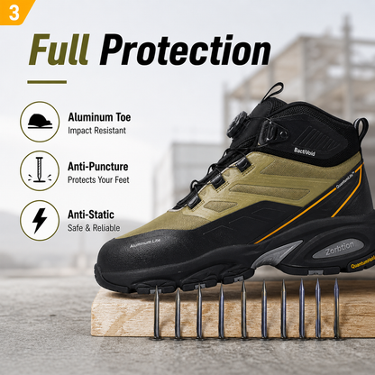 Outdoor Design Twist-Lock atmungsaktive Sicherheitsschuhe, leichte Aluminiumkappe und PE-Platte M-8589