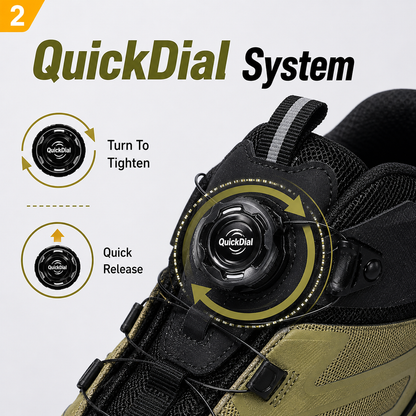 Outdoor Design Twist-Lock atmungsaktive Sicherheitsschuhe, leichte Aluminiumkappe und PE-Platte M-8589