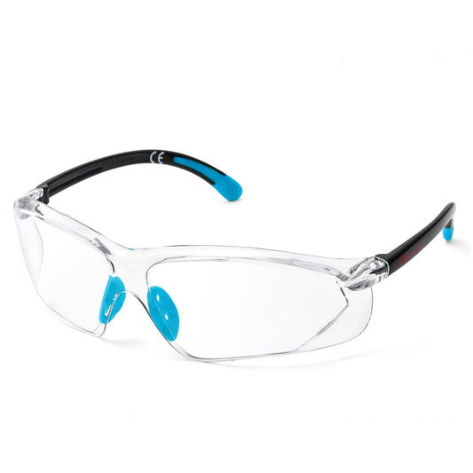 SAFEYEAR SG003BU Anti-Fog Safety Glasses – HD Anti-Scratch Lens, UV Protection, No-Slip Grip