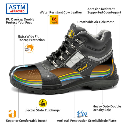 Thunder Steel Toe Work Boots